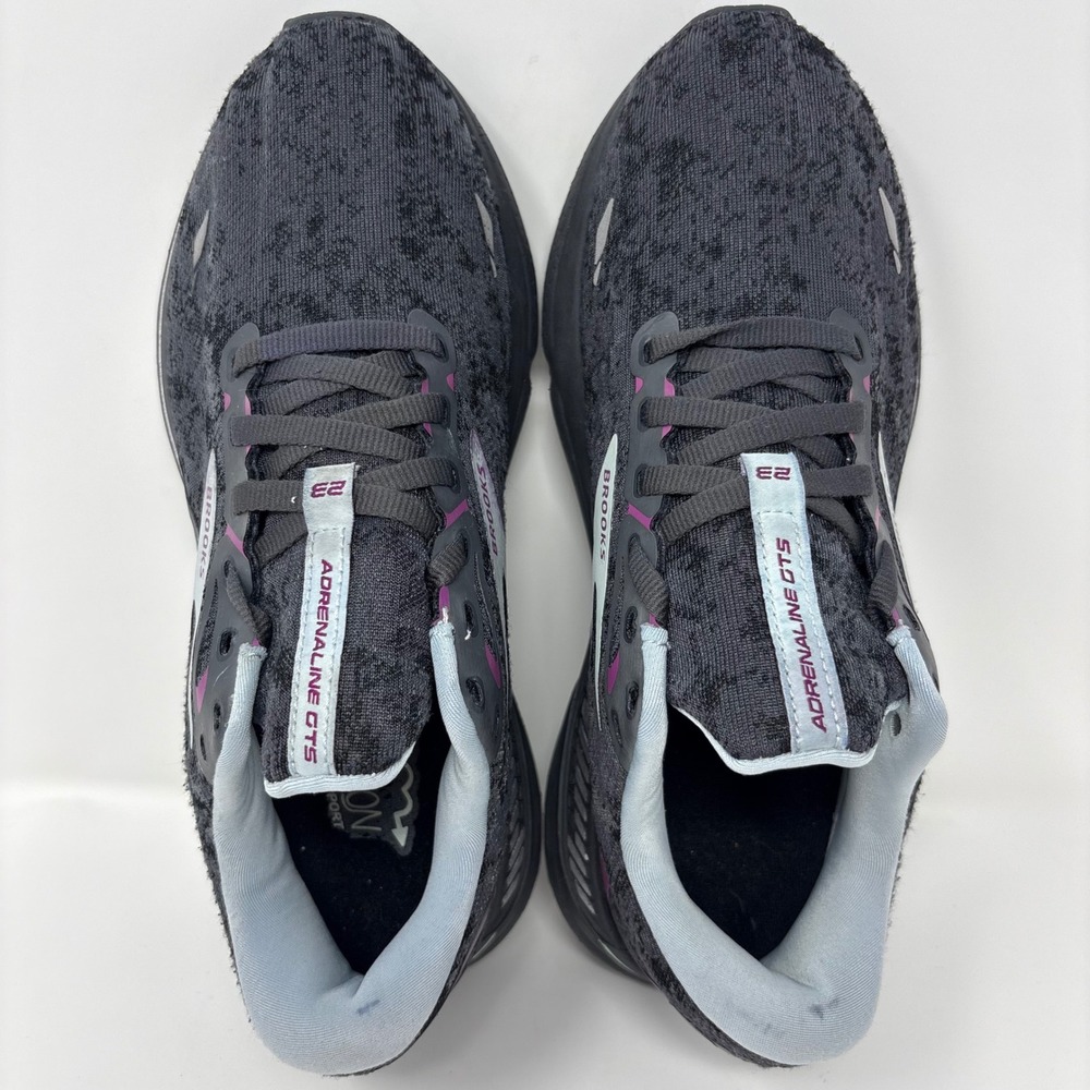 Brooks Adrenaline GTS 23 Womens Size 8.5 Wide Black Running Shoes (1203811D072) - Picture 5 of 8